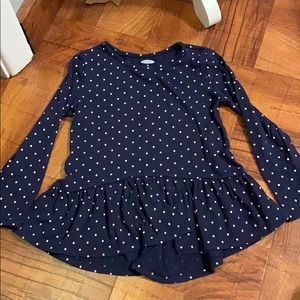 Old Navy Long Sleeve Peplum Tee